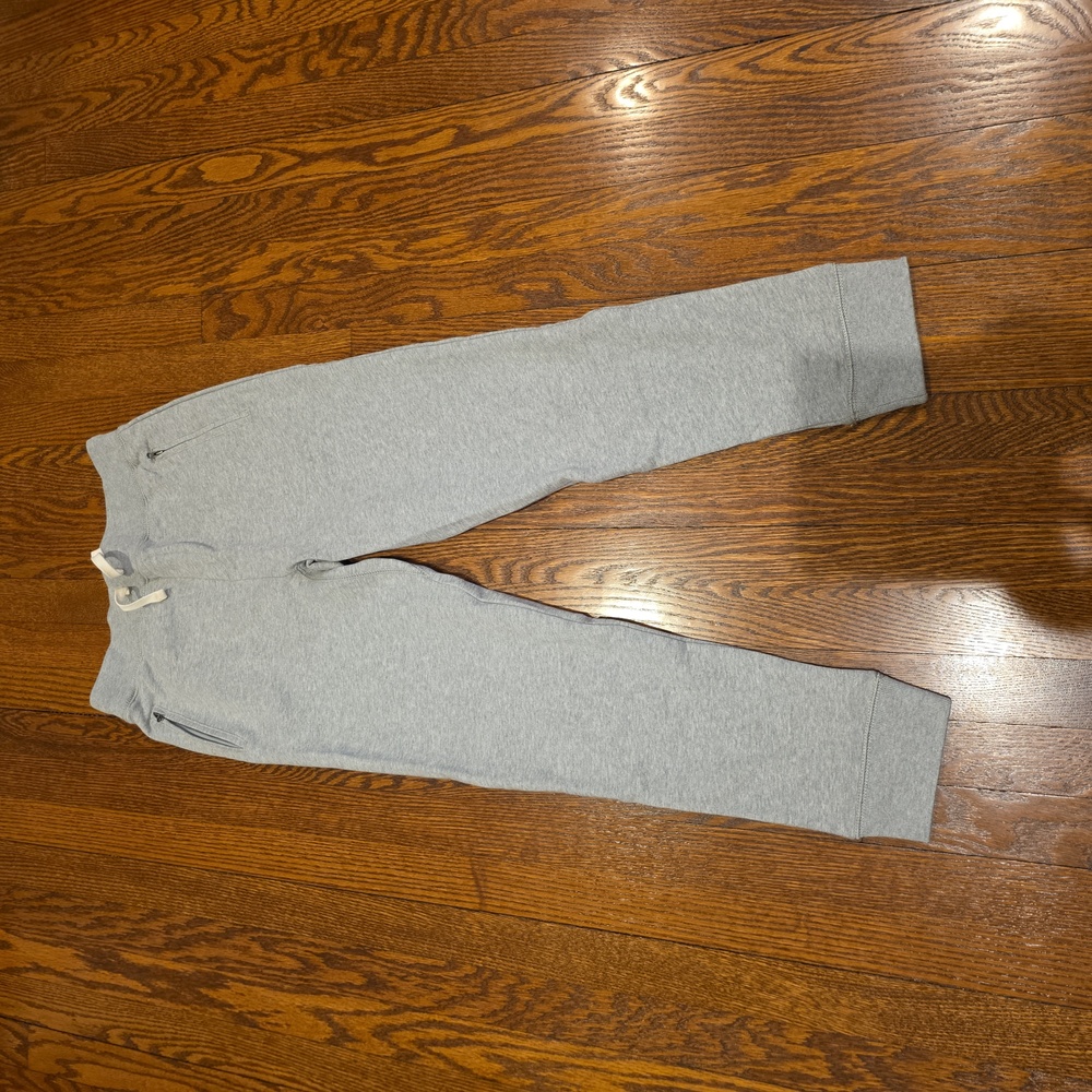 J. Crew Kids' French Terry Slim-Slouchy Sweatpant - Heather Grey - NWT